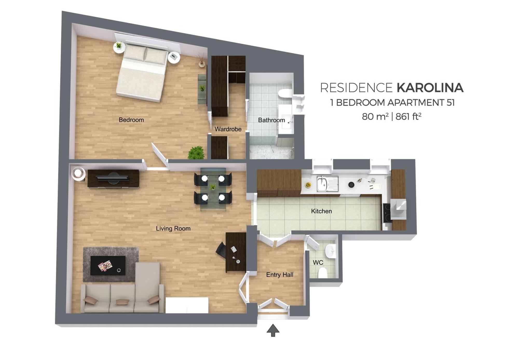 Apartmán Karolina Prague